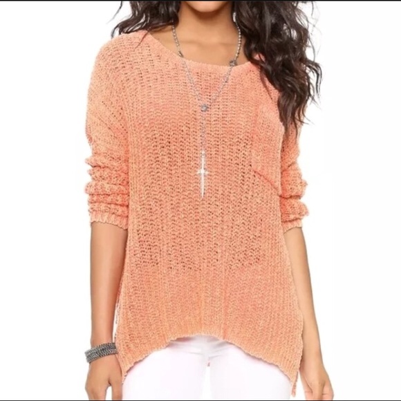 Coral Slit Side Sweater Xs 